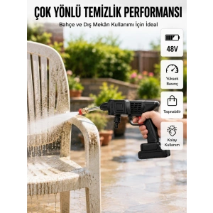 2025 Model 48V Şarjlı Basınçlı Yıkama Tabancası Orijinal Seri