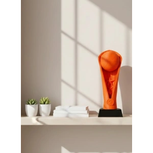 23cm Turuncu Basketbol Kupa Biblo Modern Ödül Dekor Ürünü