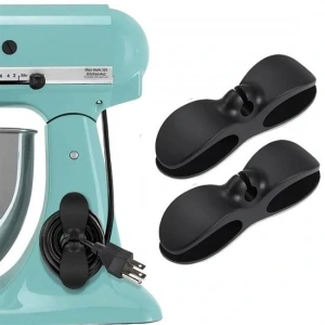 2li Kablo Tutucu Silikon Kordon Sarıcı Kablo Yönetici Klips (5047)