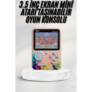 3 İnç Ekran 500 Oyunlu Game Box Mini Taşınabilir Oyun Konsolu