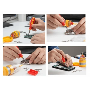 31 Parça Saatçi ve Telefoncu Onarım Tornavida Seti Hassas Tornavida Seti