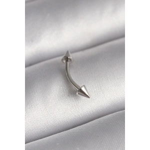 316L Çelik Gümüş Renk Çivi Model Piercing