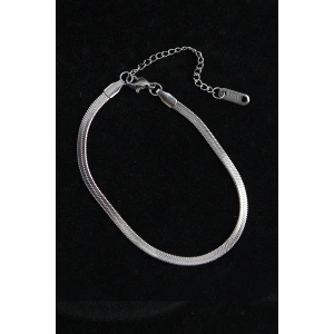 316L Çelik İtalyan Model Gümüş Renk Erkek Bileklik