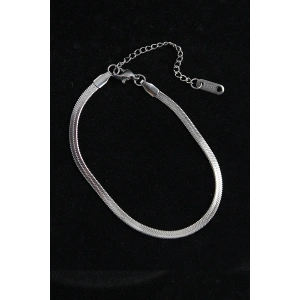 316L Çelik İtalyan Model Gümüş Renk Erkek Bileklik