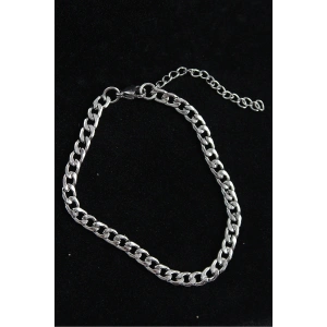 316L Çelik Klasik Model Gümüş Renk Erkek Bileklik