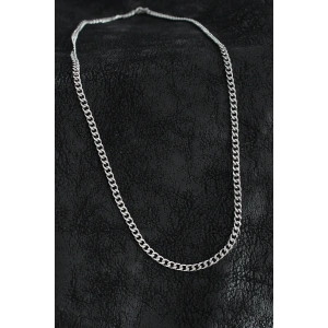 316L Çelik Klasik Zincir Model Gümüş Renk Erkek Kolye