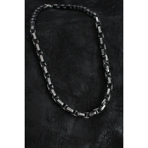 316L Çelik Kral Zincir Model Gümüş Renk Erkek Kolye