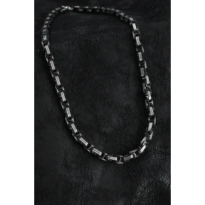 316L Çelik Kral Zincir Model Gümüş Renk Erkek Kolye