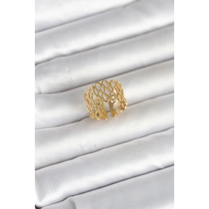 316L Çelik Sarmal Zincir Model Kadın Yüzük