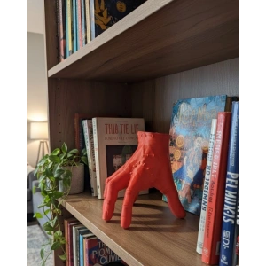 3D Modern Kırmızı El Obje 17x16 cm Ev ve Ofis Dekorasyonu