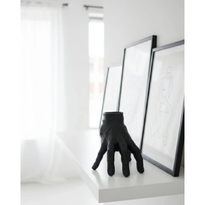 3D Siyah El Biblo 27x22 cm İddialı Ev Dekorasyonu