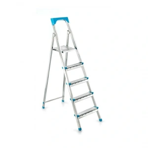 4+1BASAMAKLI METAL MERDİVEN Y: 105CM - 120KG.TAŞIMA KAPASİTESİ (5047)