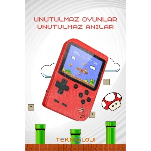 400 Oyunlu Mini Atari Gameboy Oyun Konsolu Gamebox Kollu Atari