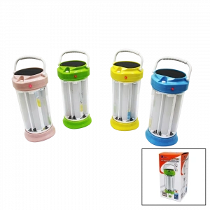 40W X 6 TÜP SOLAR ŞARJLI - FİŞLİ LED IŞILDAK FENER 240W (5047)