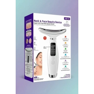 45 Derece Isıtmalı, 400mAh, LCD Göstergeli 7 Modlu, Boyun ve Yüz Sıkılaştırma Cihazı