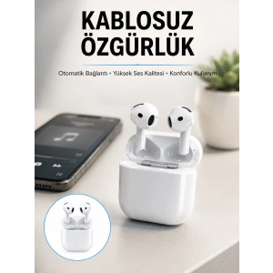 4.Nesil Bluetooth Kulaklık Yüksek Ses Kaliteli Dokunmatik Kontrol Özellikli Yeni Nesil