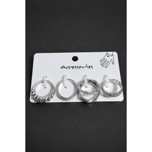 5 Adet Metal Eklem Yüzük
