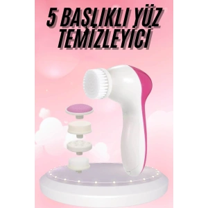 5 Başlıklı Titreşimli Cilt Temizleme Seti Canlandırıcı ve Onarıcı