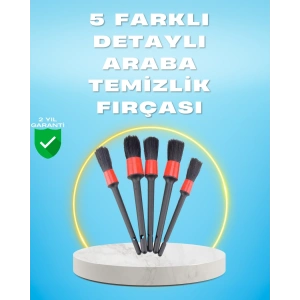 5li Araba Temizlik Fırçaları-Farklı Boyutlu Fırçalarla Derinlemesine Temizlik