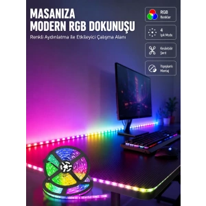 5 Metre Kumandalı Su Geçirmez Şerit LED