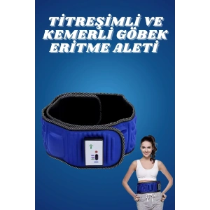 5 Motorlu Titreşimli Masaj Aleti Göbek Kemeri Selülit Cihazı Eritme Zayıflama