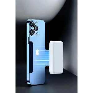 5000 Mah İOS Uyumlu Magsafe Kablosuz Şarj Hızlı Şarj Desteği