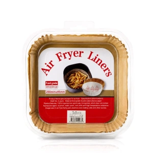 50PCS KARE TABAN: 20CM - KENAR: 4.5CM AİR FRYER PİŞİRME KALIP KAĞIT (5047)