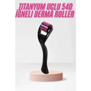 540 Iğneli Derma Roller 1Mm Titanyum Uçlu Saç Kaş Serum Kullanımına Uygun