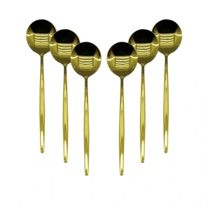 6 PCS GOLD YEMEK KAŞIK SETİ (5047)