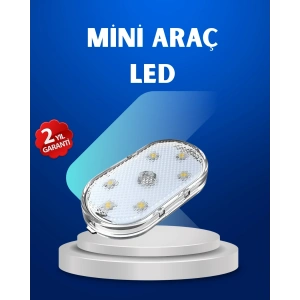 7 Renk Modlu Dokunmatik Sensörlü Mini LED Araç İçi Lamba
