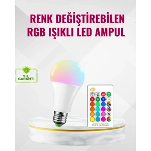 9 Watt Beyaz Işık ve Renk Ayarlı Akıllı LED Ampul
