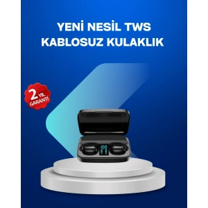A10s TWS Bluetooth 5.0 Kablosuz Kulaklık 1800 mAh Şarj Kutulu