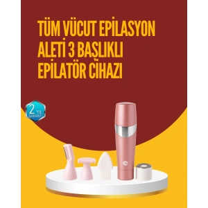 Acısız ve Hassas Tüy Temizleme Cihazı – 3 Başlıklı