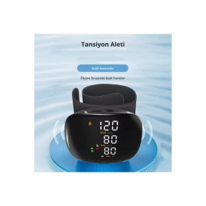 Akıllı Bilek Tipi Tansiyon Ölçer – Dokunmatik LCD, Dijital, Sesli ve Kolay Ölçüm