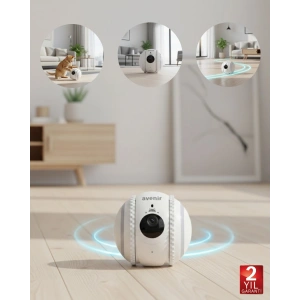 Akıllı Mobil Kontrollü Takip Kamerası WiFi Destekli Bulut Kayıtlı