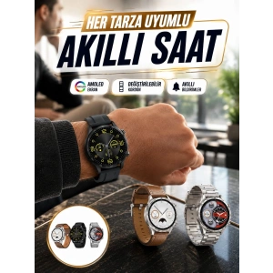 Akıllı Saat 5.0 Bluetooth Bağlantılı Sağlık ve Uyku Takibi Sosyal Medya Girişli Yeni Nesil