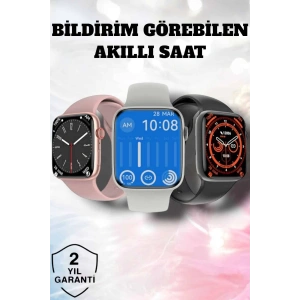 Akıllı Saat Adım Sayar, Kalp Atışı İzleme Dokunmatik Bluetooth Bağlantılı