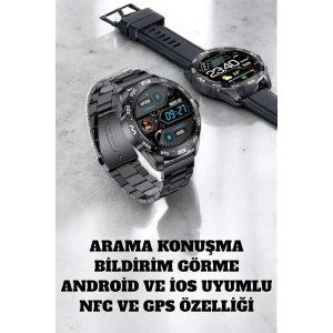 Akıllı Saat Arama Cevaplayan Titreşim Özelliğiyle Bildirim Görebilen