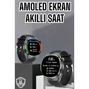 Akıllı Saat Bluetooth Bağlantılı Amoled Ekran Uyku ve Sağlık Takibi