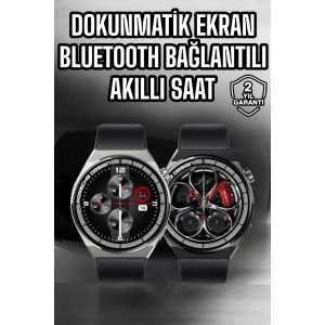 Akıllı Saat Dokunmatik Ekran Sesli Görüşme ve Bildirim Görme Sağlık Takibi