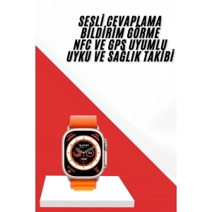 Akıllı Saat GPS Özelliği Bildirim Görme Adımsayar Sesli Görüşme Yapabilen