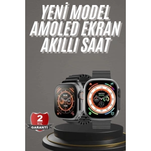 Akıllı Saat Kordon Hediyeli Güçlü Batarya Kapasiteli Titreşimli Bildirim Görme Unisex