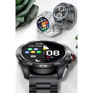 Akıllı Saat Sağlık ve Fitness Takibi Bluetooth Bağlantılı Dokunmatik Ekran