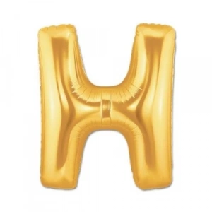 Altın Sarısı Folyo Harf Balon 1 Metre