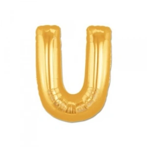 Altın Sarısı Folyo Harf Balon 1 Metre