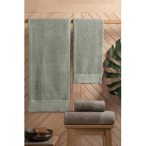 Altınbaşak Bambi Banyo Seti Koyu Bej Yeşil