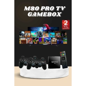 Android Tv Box 2.4g 10k Ultra Hd 2gb Ram 64gb Hafıza 10000 Retro Oyunlu Konsol Game Stick M8 Pro