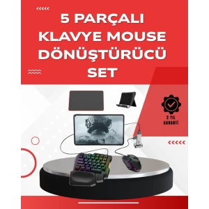Android Uyumlu Oyun Klavye Mouse Seti | Taşınabilir & Dayanıklı
