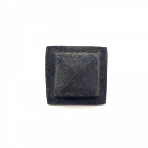 Antika Tarz Dekoratif Pirinç Flanşlı Piramit Kabara - 29 Mm, Oksit