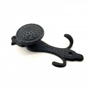 Antika Tarz Dekoratif Pirinç Portmanto Askı - 150x72 Mm, Oksit